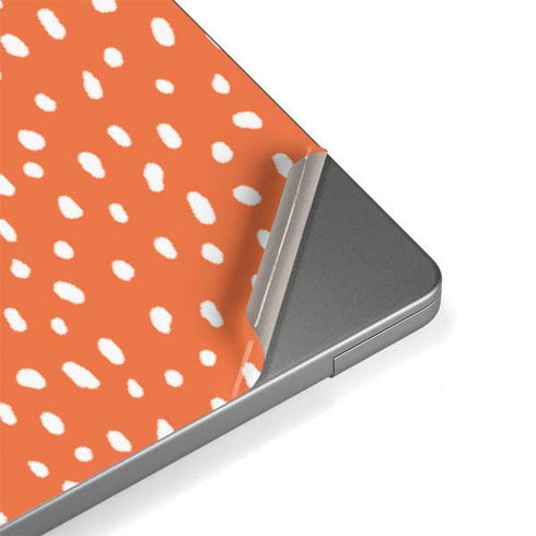 Orange Spots Apple MacBook Pro 14-inch Skin