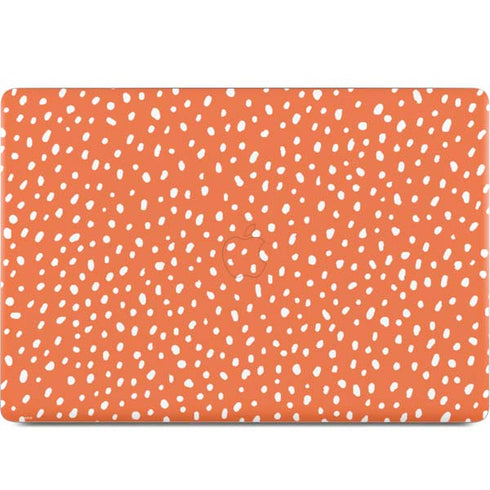 Orange Spots MacBook Skins