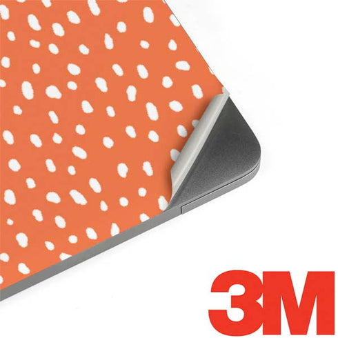 Orange Spots MacBook Skins