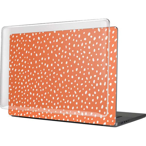 Orange Spots MacBook Cases