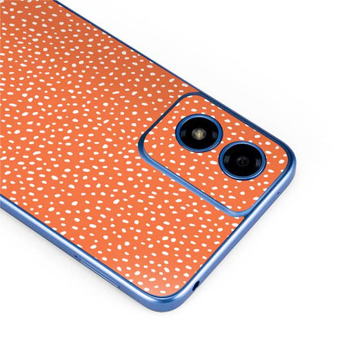 Orange Spots Moto G Play 4G (2024) Skin