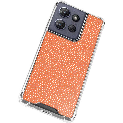 Orange Spots Moto G Play 5G (2025) Clear Case