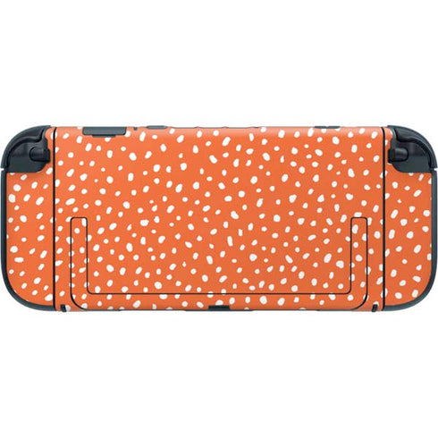 Orange Spots Nintendo Switch 2 (2025) with Joy-Con Skin