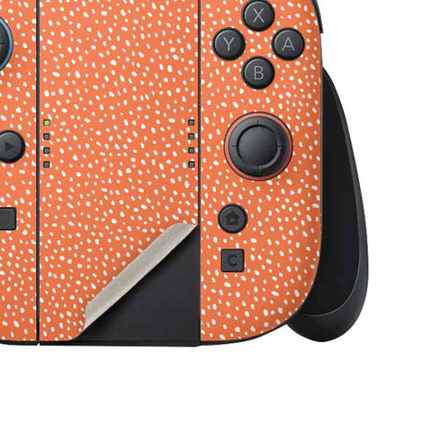 Orange Spots Nintendo Switch 2 (2025) Joy-Con Controller Skin