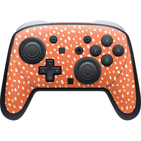 Orange Spots Nintendo Switch 2 (2025) Pro Controller Skin