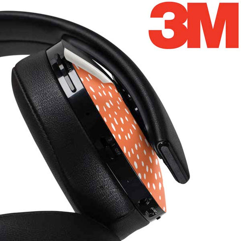 Orange Spots PlayStation 4 Gold Wireless Headset Skin