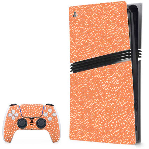 Orange Spots PlayStation PS5 Skins