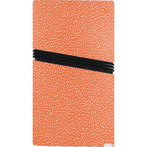 Orange Spots PS5 Pro Console Skin