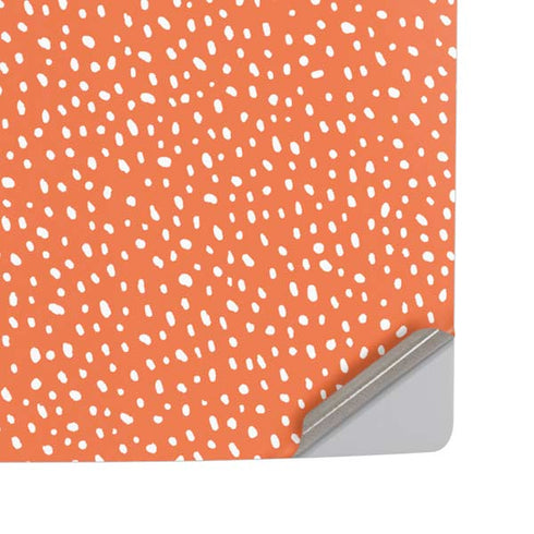 Orange Spots PS5 Pro Disk Console Skin