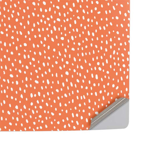 Orange Spots PS5 Slim Digital Edition Console Skin