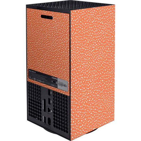 Orange Spots XBox Series X Digital Edition Bundle Skin