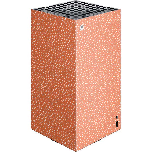 Orange Spots XBox Series X Digital Edition Console Skin