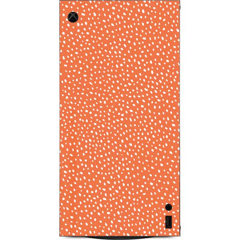 Orange Spots XBox Series X Digital Edition Console Skin