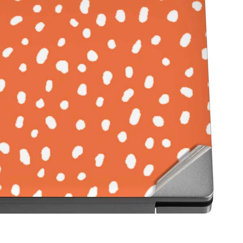 Orange Spots Dell XPS Skin