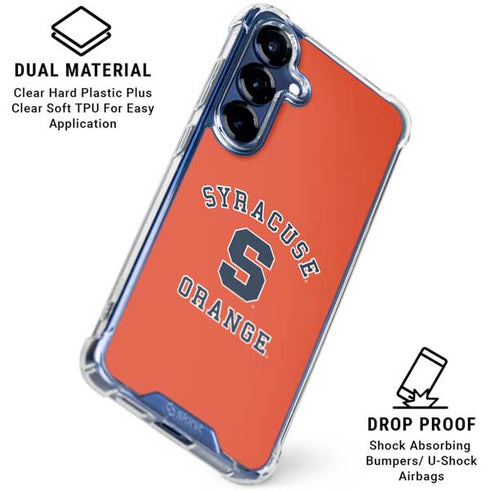 Syracuse University Orange Syracuse Galaxy S25 FE Clear Case