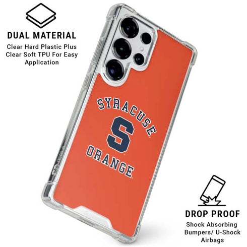 Syracuse University Orange Syracuse Galaxy S25 Ultra Clear Case