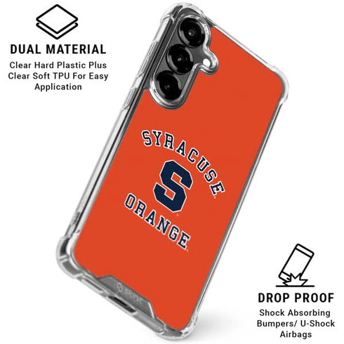 Syracuse University Orange Syracuse Galaxy S26 Clear Case