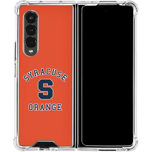 Syracuse University Orange Syracuse Galaxy Z Fold4 5G Clear Case