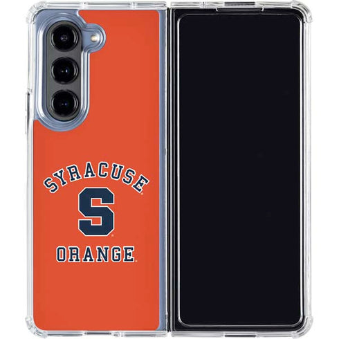 Syracuse University Orange Syracuse Galaxy Z Fold5 5G Clear Case