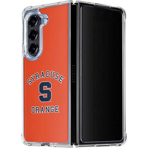 Syracuse University Orange Syracuse Galaxy Z Fold5 5G Clear Case