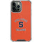 Syracuse University Orange Syracuse iPhone 14 Pro Max Clear Case