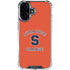 Syracuse University Orange Syracuse iPhone 16 Plus Clear Case