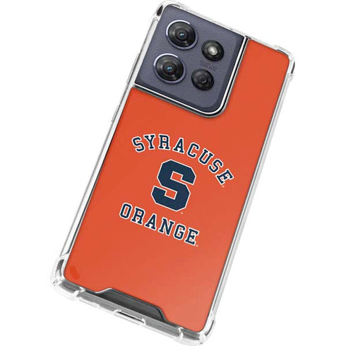 Syracuse University Orange Syracuse Moto G 5G (2025) Clear Case