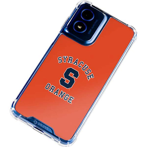 Syracuse University Orange Syracuse Moto G 5G (2024) Clear Case