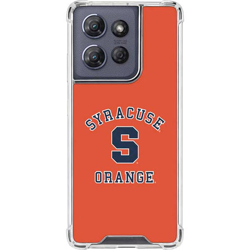 Syracuse University Orange Syracuse Moto G Power 5G (2025) Clear Case