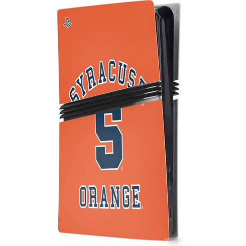 Syracuse University Orange Syracuse PS5 Pro Console Skin