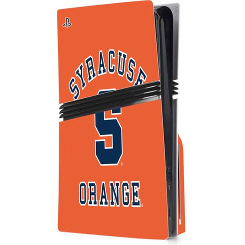 Syracuse University Orange Syracuse PS5 Pro Disk Console Skin