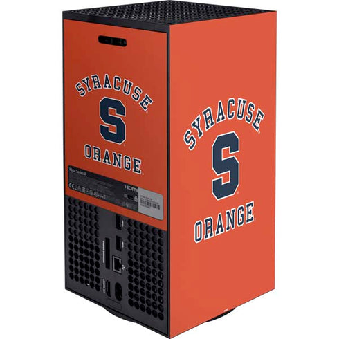 Syracuse University Orange Syracuse XBox Series X Digital Edition Bundle Skin
