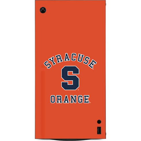 Syracuse University Orange Syracuse XBox Series X Digital Edition Console Skin