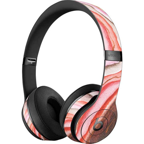 Orange Watercolor Geode Beats Solo 3 Wireless Skin