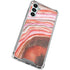 Orange Watercolor Geode Gabb Phone 4 Clear Case