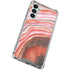 Orange Watercolor Geode Galaxy A16 5G Clear Case