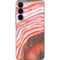 Orange Watercolor Geode Galaxy A36 5G Skin