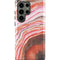 Orange Watercolor Geode Galaxy S23 Ultra Pro Case
