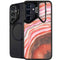 Orange Watercolor Geode Galaxy S24 FE Kickstand Case