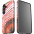Orange Watercolor Geode Galaxy S25 Impact Case