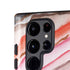 Orange Watercolor Geode Galaxy S25 Ultra Impact Case