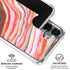 Orange Watercolor Geode Galaxy S26 Clear Case