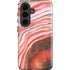 Orange Watercolor Geode Galaxy S26 Plus Impact Case