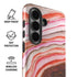 Orange Watercolor Geode Galaxy S26 Plus Impact Case