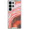 Orange Watercolor Geode Galaxy S26 Ultra Clear Case