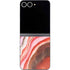Orange Watercolor Geode Galaxy Z Flip6 Skin