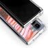 Orange Watercolor Geode Galaxy Z Fold5 5G Clear Case