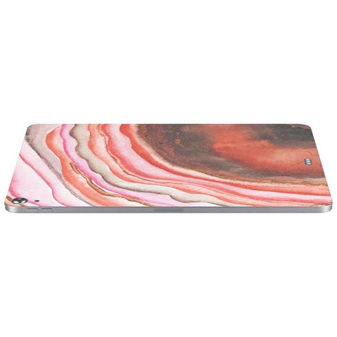 Orange Watercolor Geode Apple iPad Air Skin