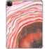 Orange Watercolor Geode iPad Pro 11in (2024) Clear Case