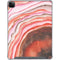 Orange Watercolor Geode iPad Cases
